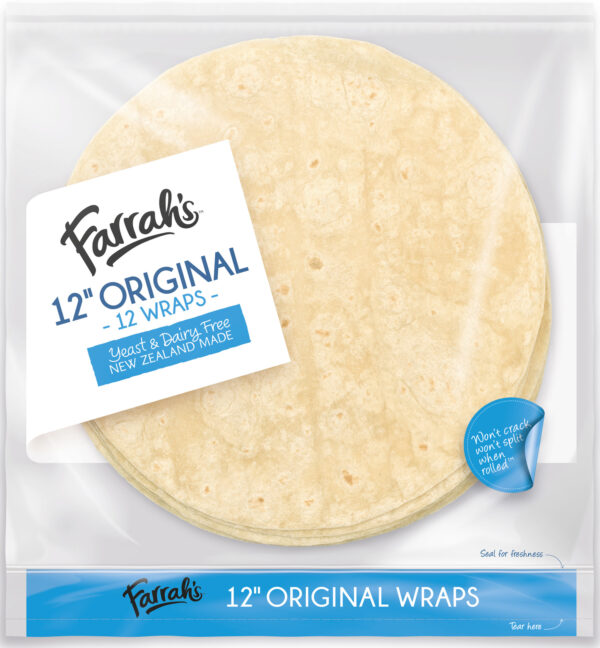 Farrahs 12" Gourmet Original Wraps 12pk